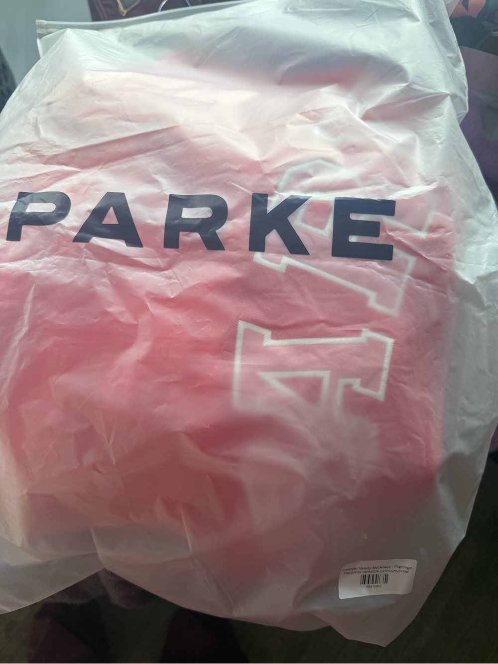 Parke Flamingo Mockneck- SM/MED NWT - Picture 5 of 5